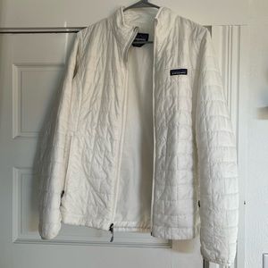 White womens Patagonia jacket